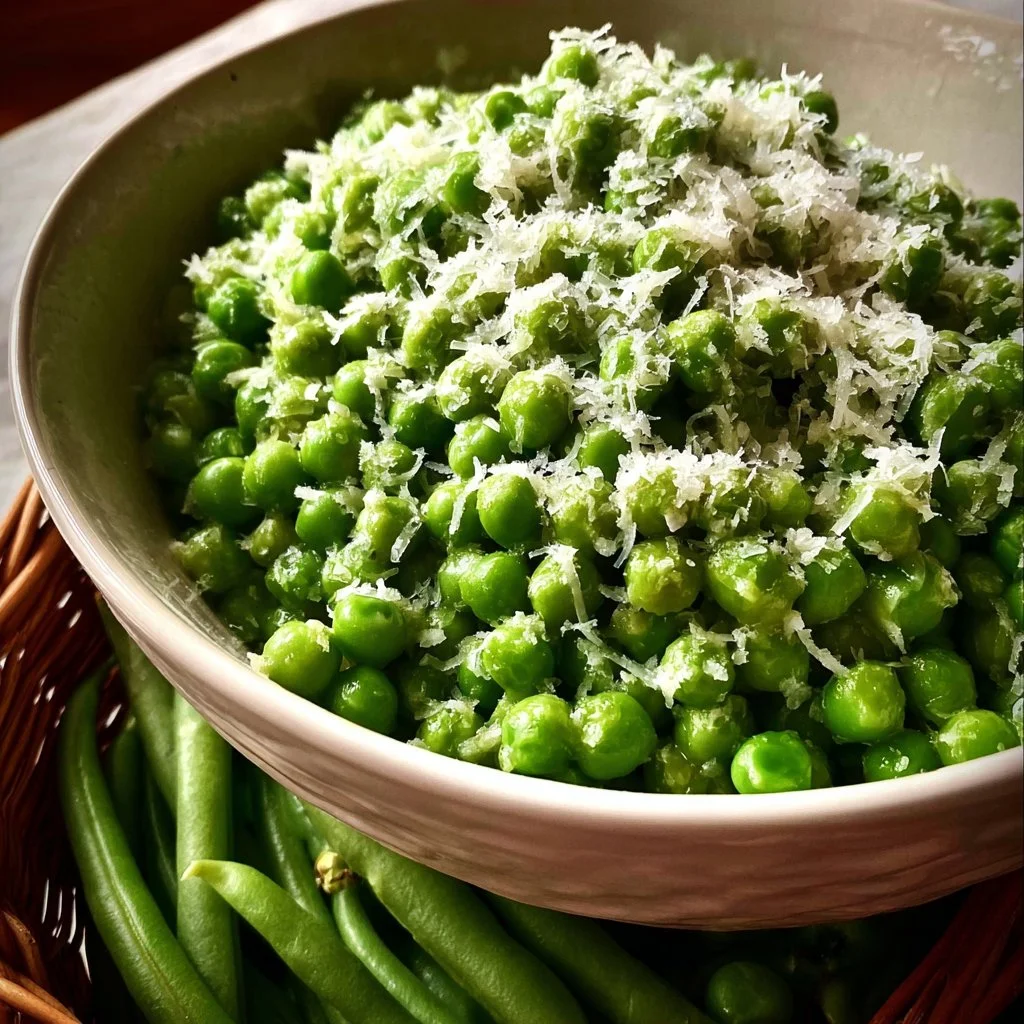 Easy Parmesan Peas Recipe