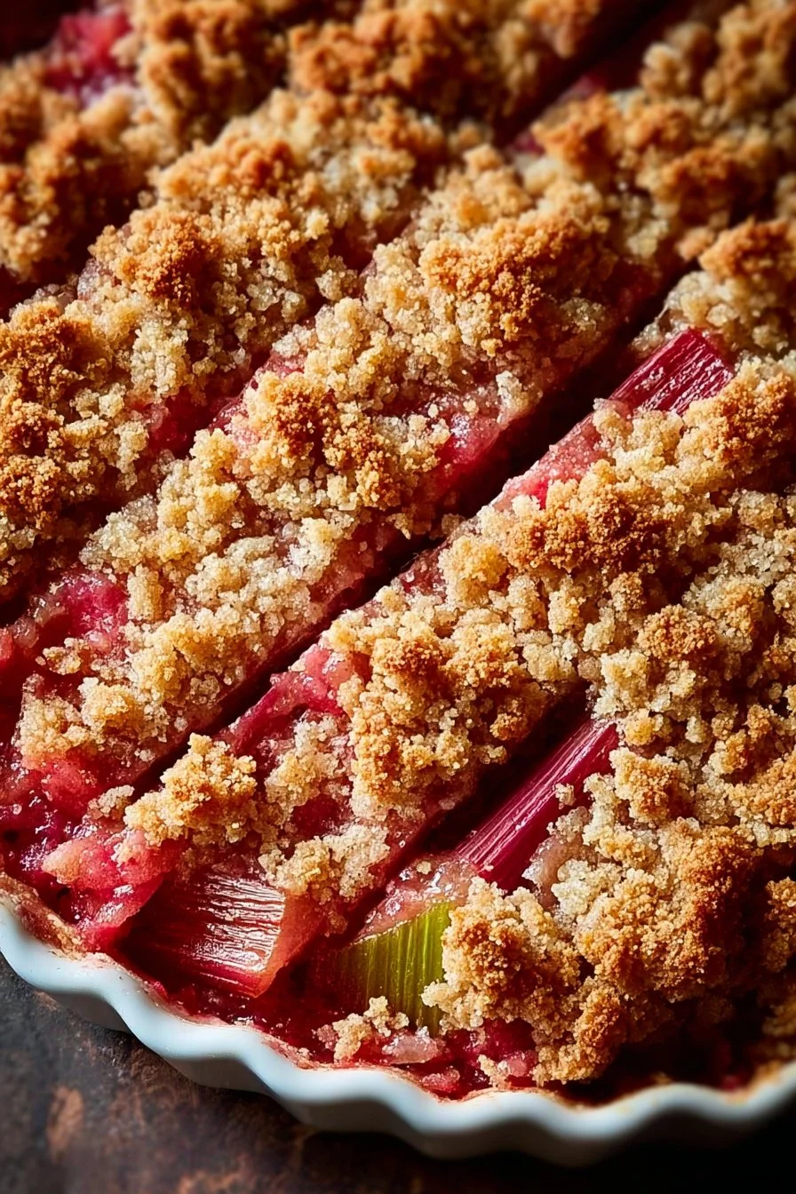 Easy Rhubarb Crisp