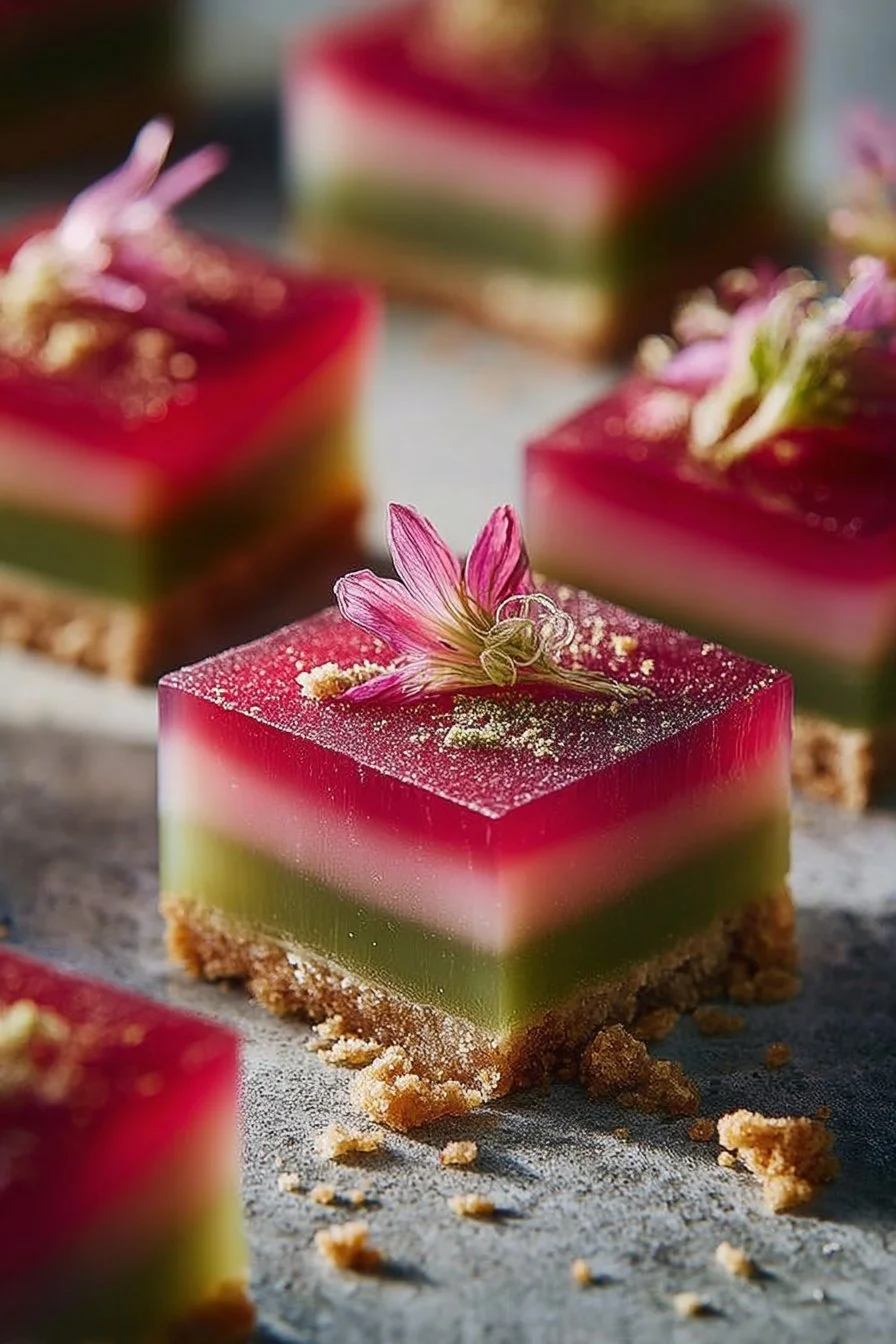 Easy Rhubarb Curd Bars