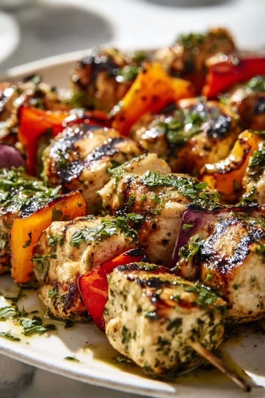 Greek Marinated Chicken Kabobs