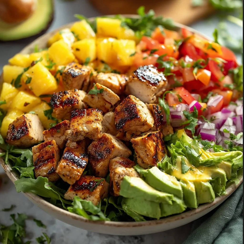 Hawaiian Chicken Salad: Gluten-Free & Whole Health Flexi-Plan