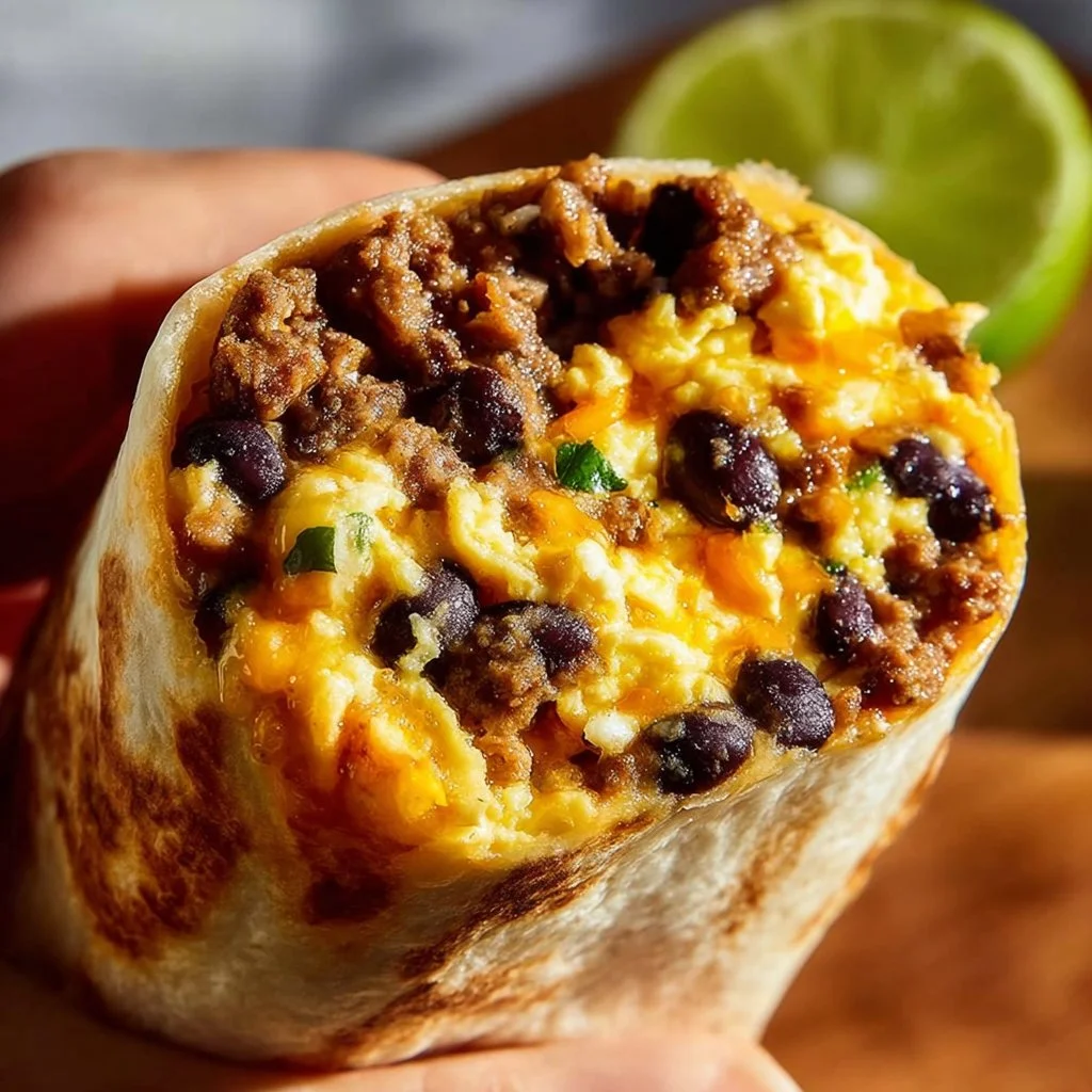 High-Protein Breakfast Burrito