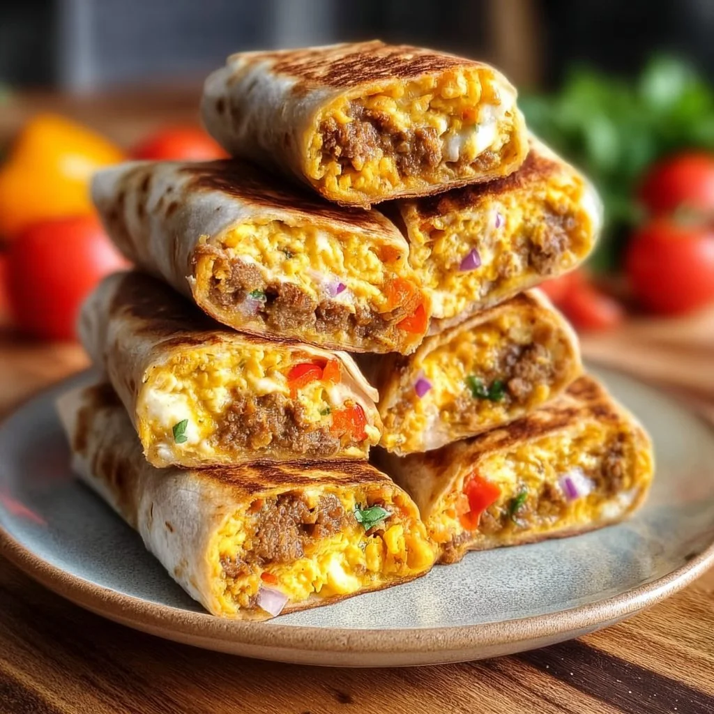 High-Protein Breakfast Burritos