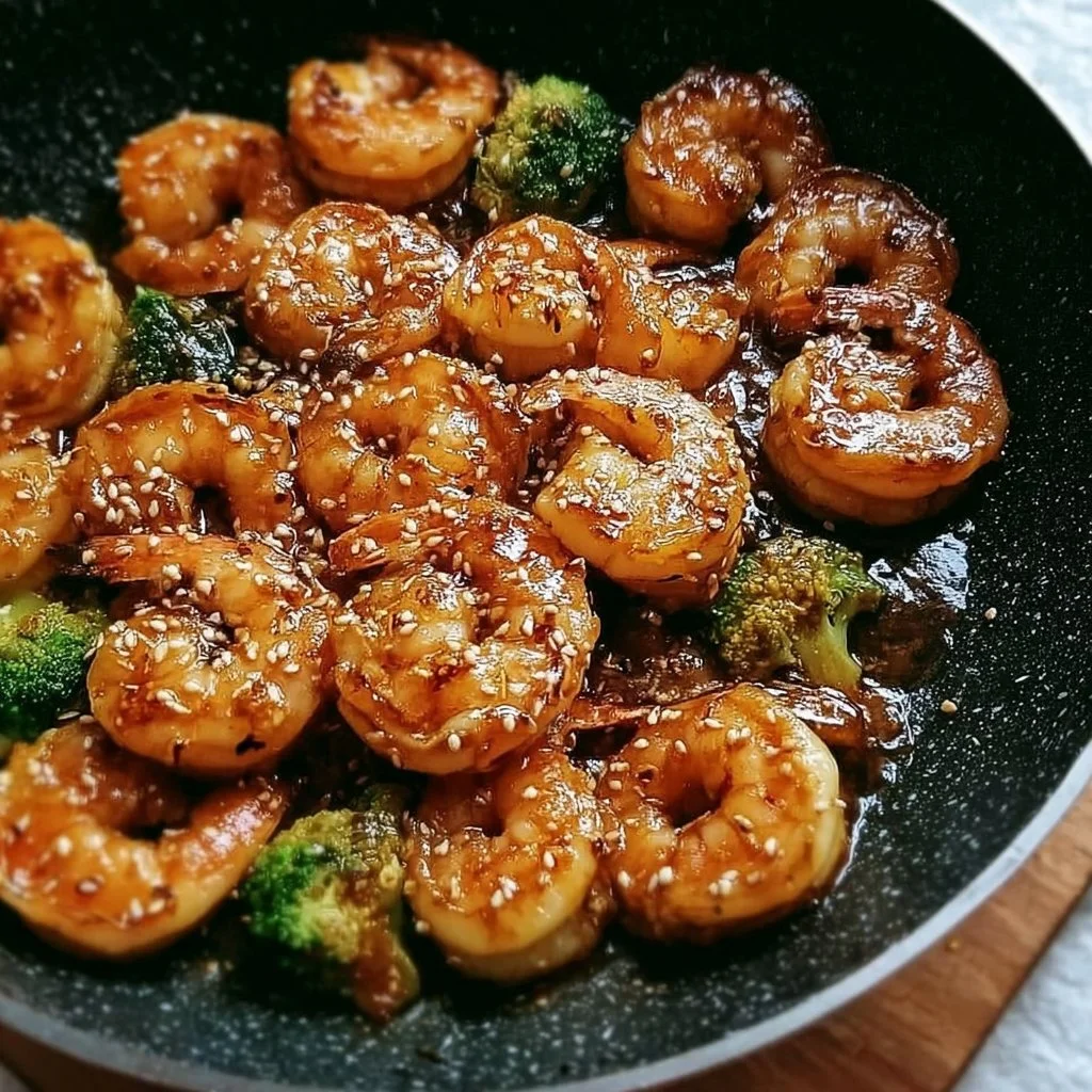 High-Protein Honey Garlic Shrimp