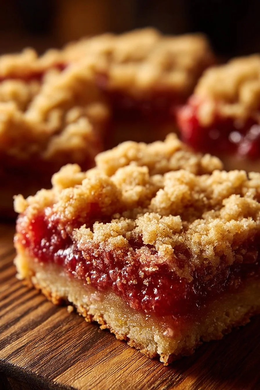 Magical 3 Ingredient Rhubarb Squares