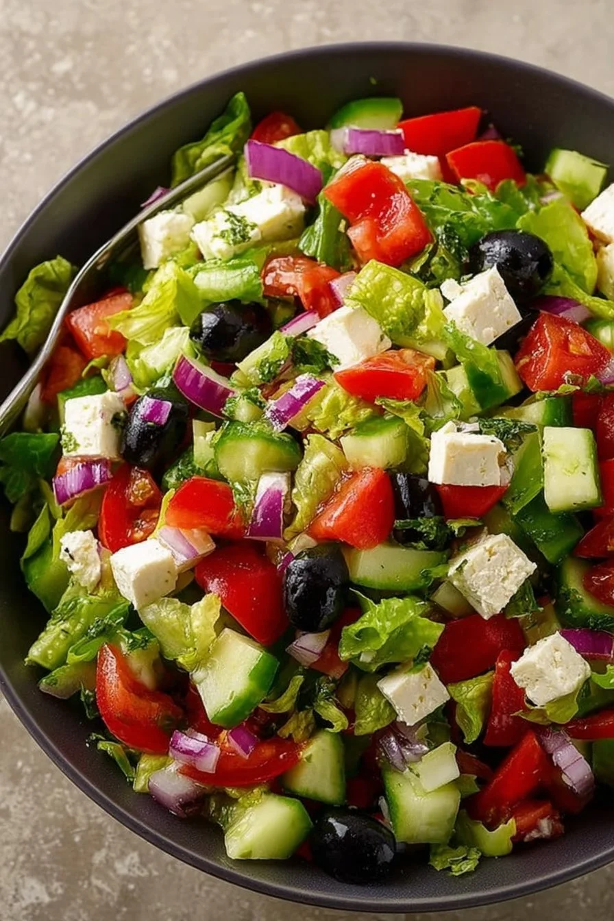 Mediterranean Greek Salad Recipe