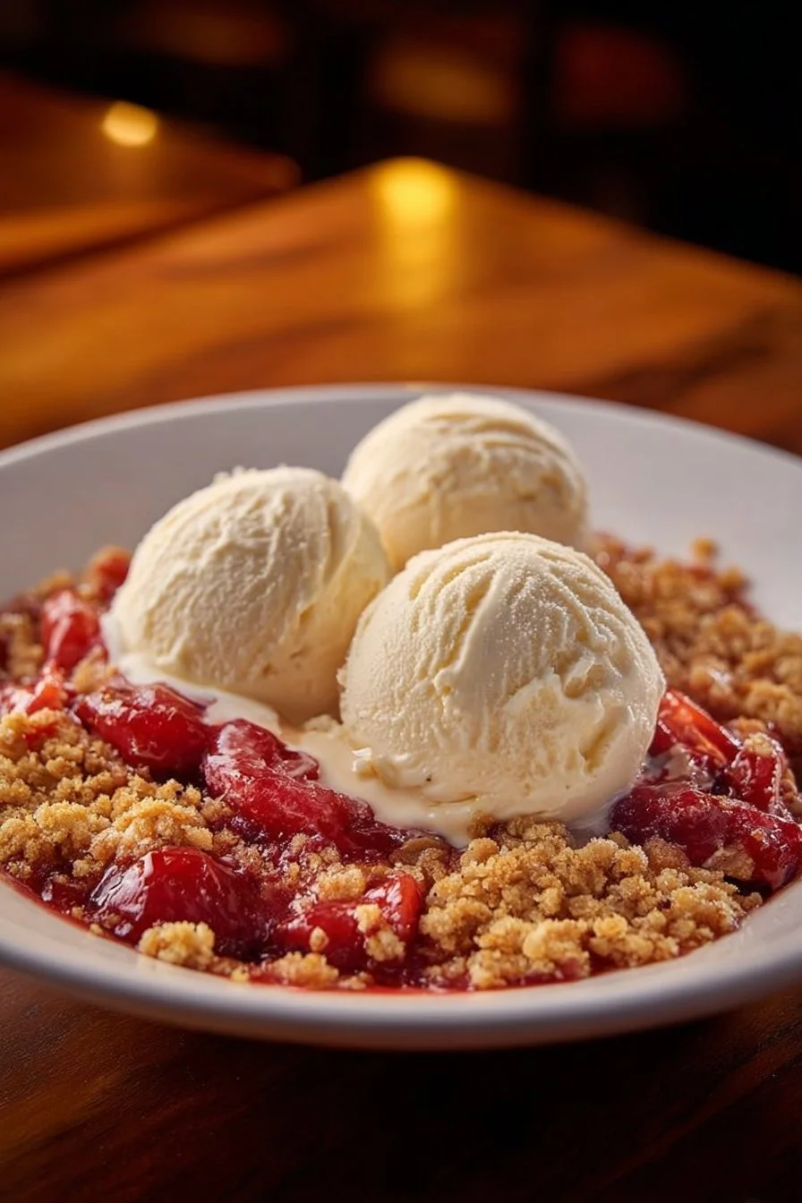Pioneer Woman Rhubarb Crisp
