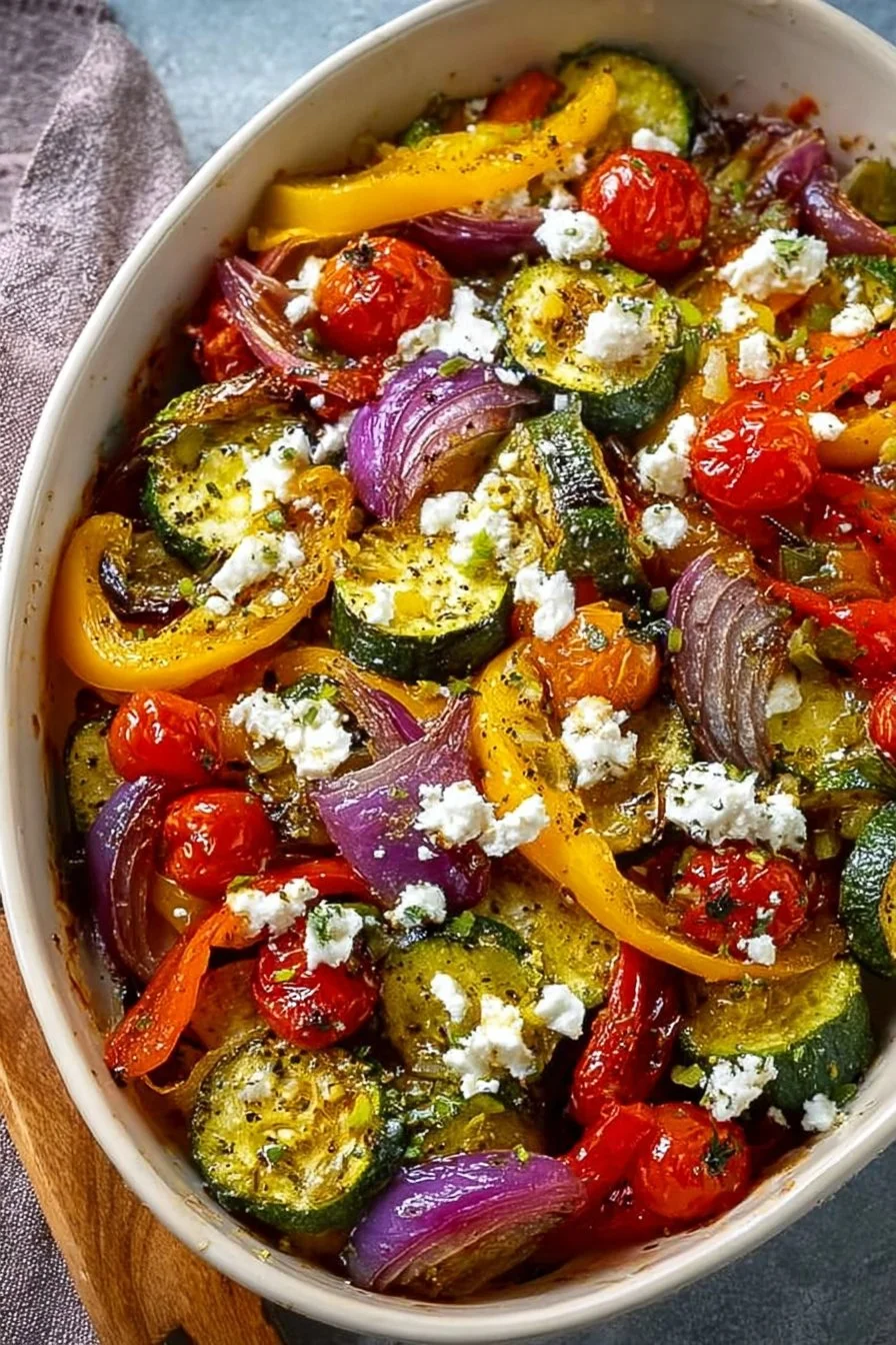 Quick and Easy One-Pan Greek Vegetables