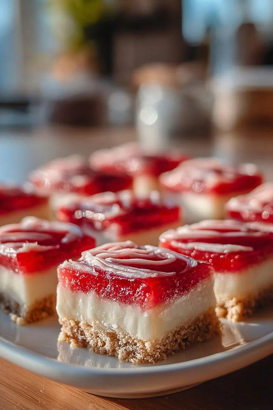 Rhubarb Bars with Cream Cheese