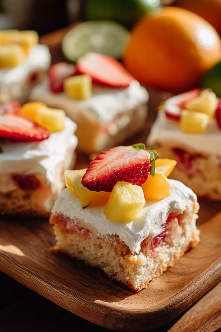 Rhubarb Custard Bars