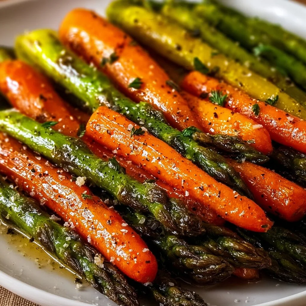 Roasted Asparagus & Carrots