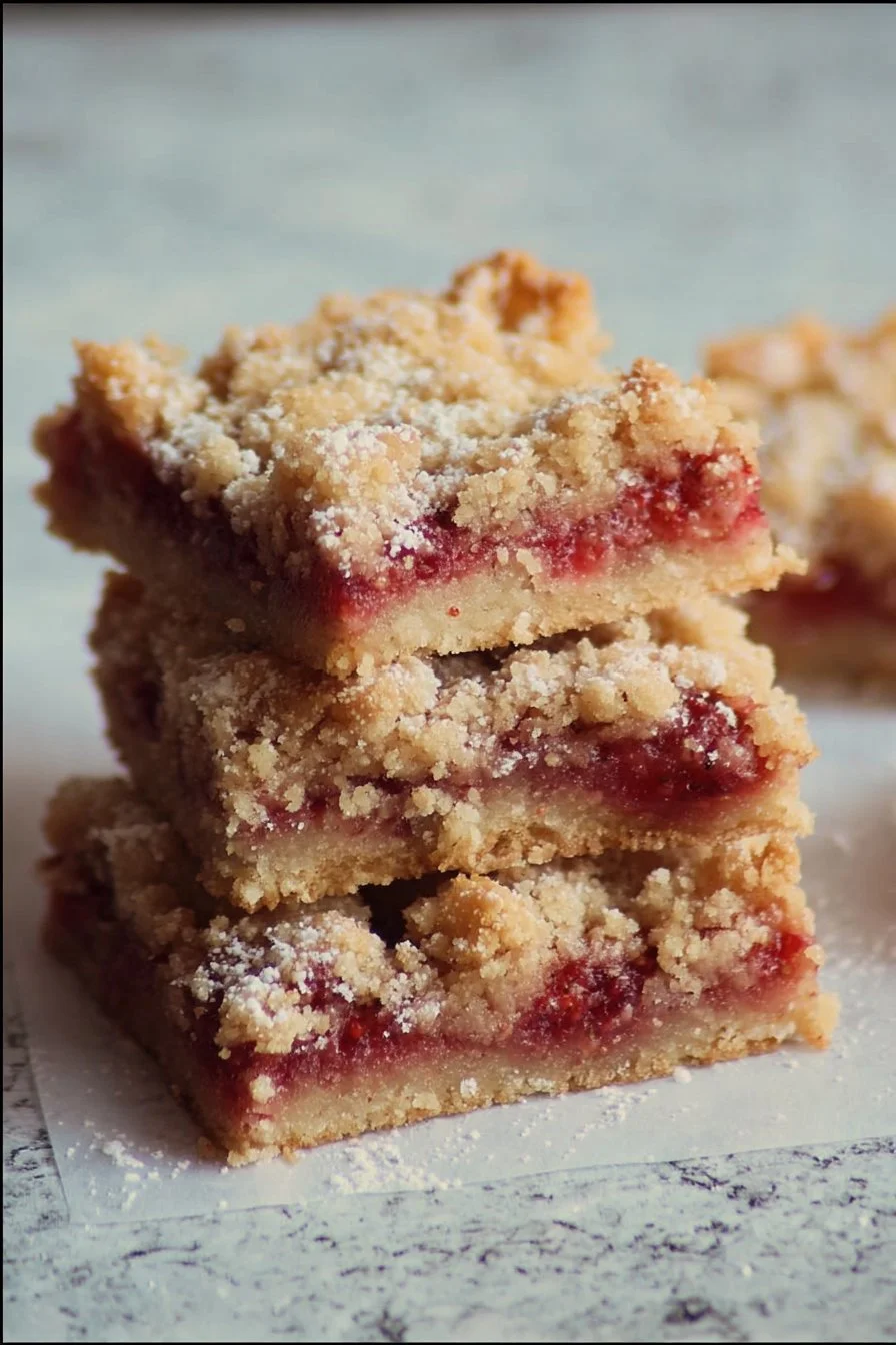 Strawberry Rhubarb Bars