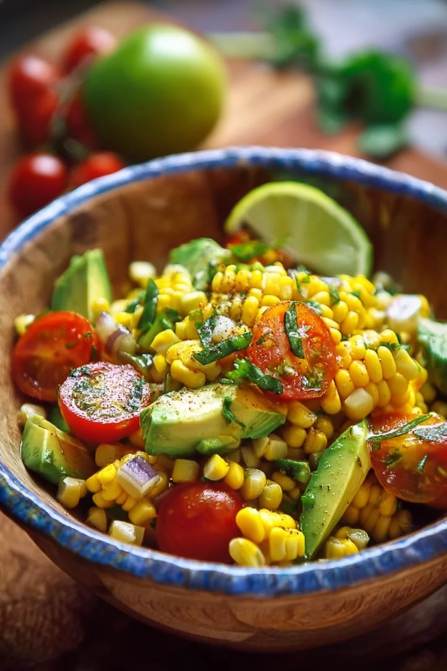 Summer Corn Salad with Avocado