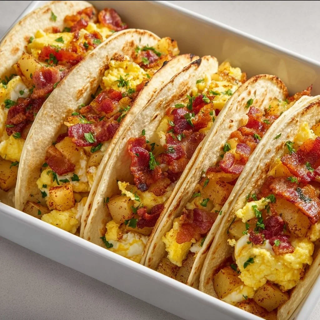 Tasty Baked Breakfast Tacos | Easy & Delicious Morning Treat