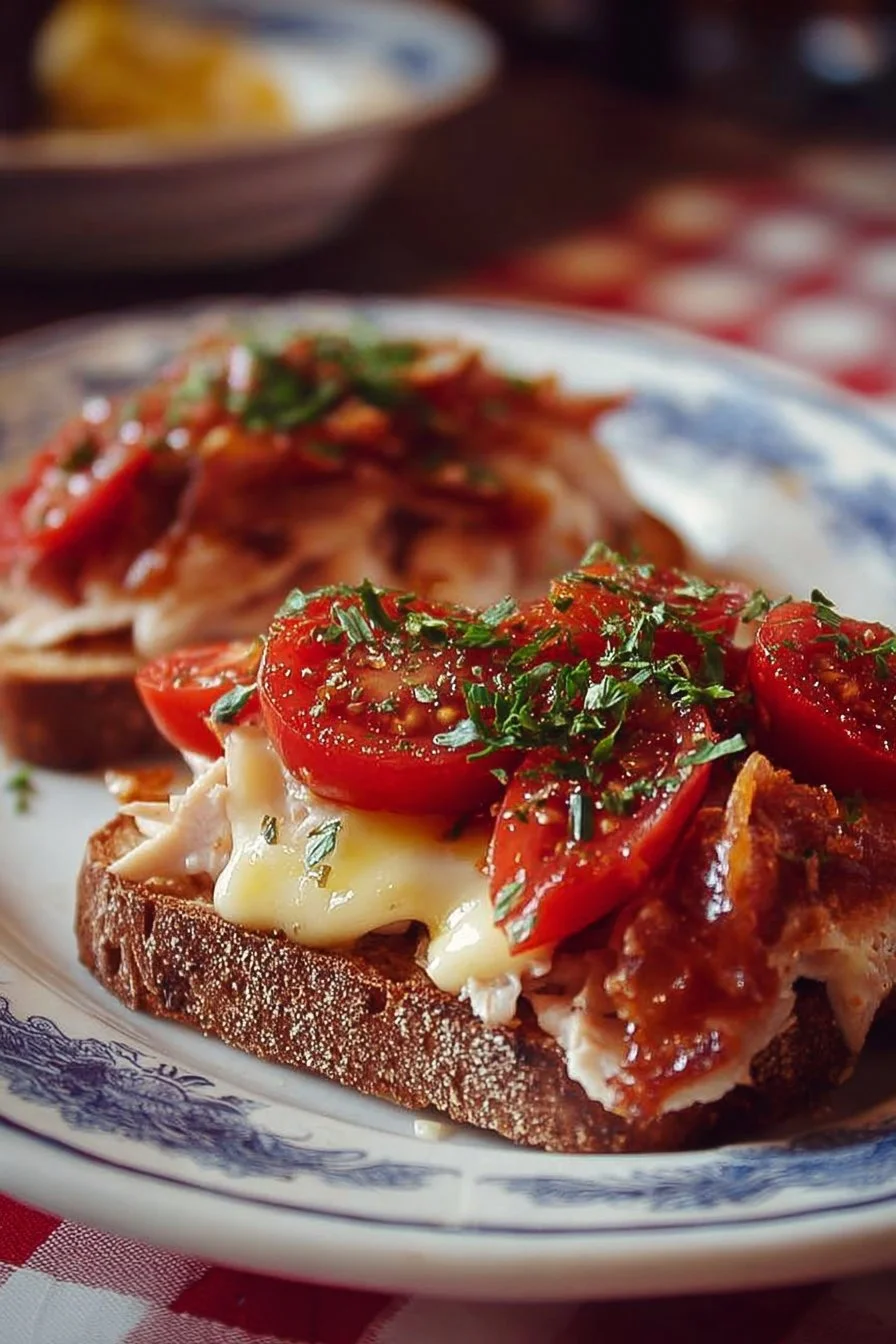 Turkey and Tomato Toast