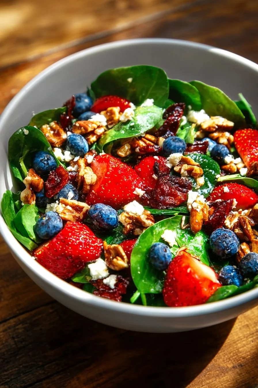 30-Minute Strawberry Spinach Salad
