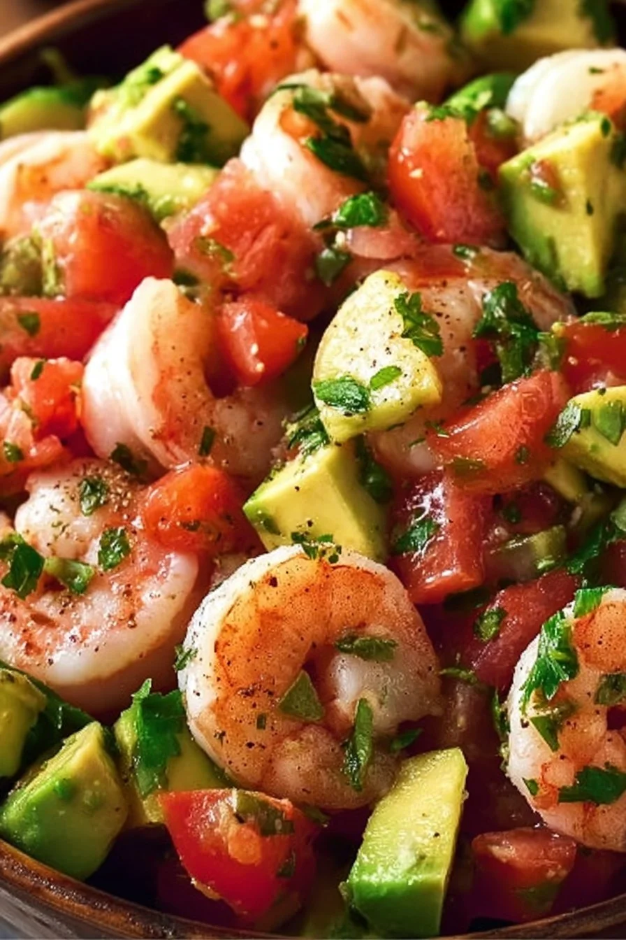 Avocado Salsa Shrimp Salad