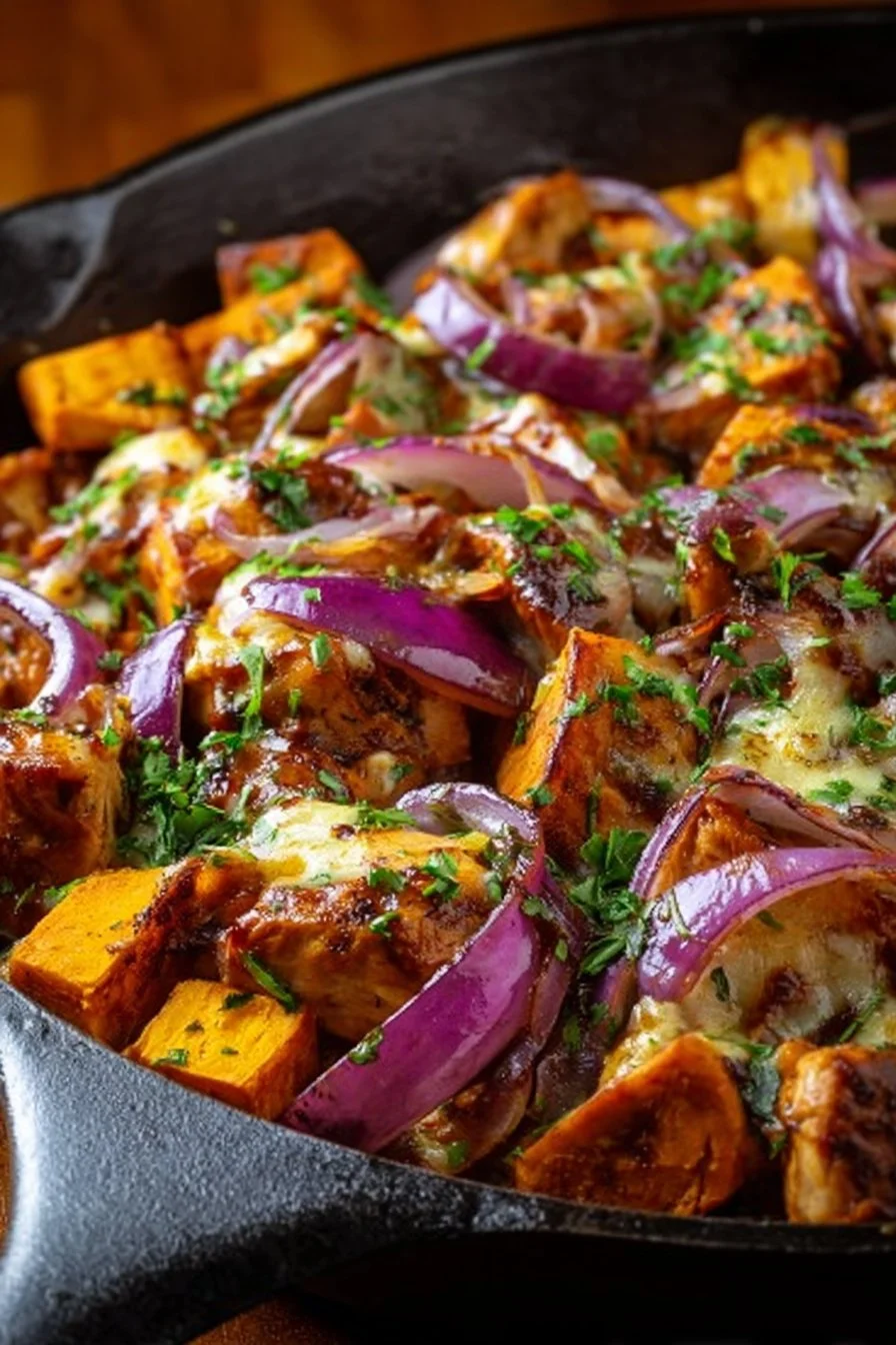 BBQ Chicken Sweet Potato Skillet – Easy One-Pan Dinner