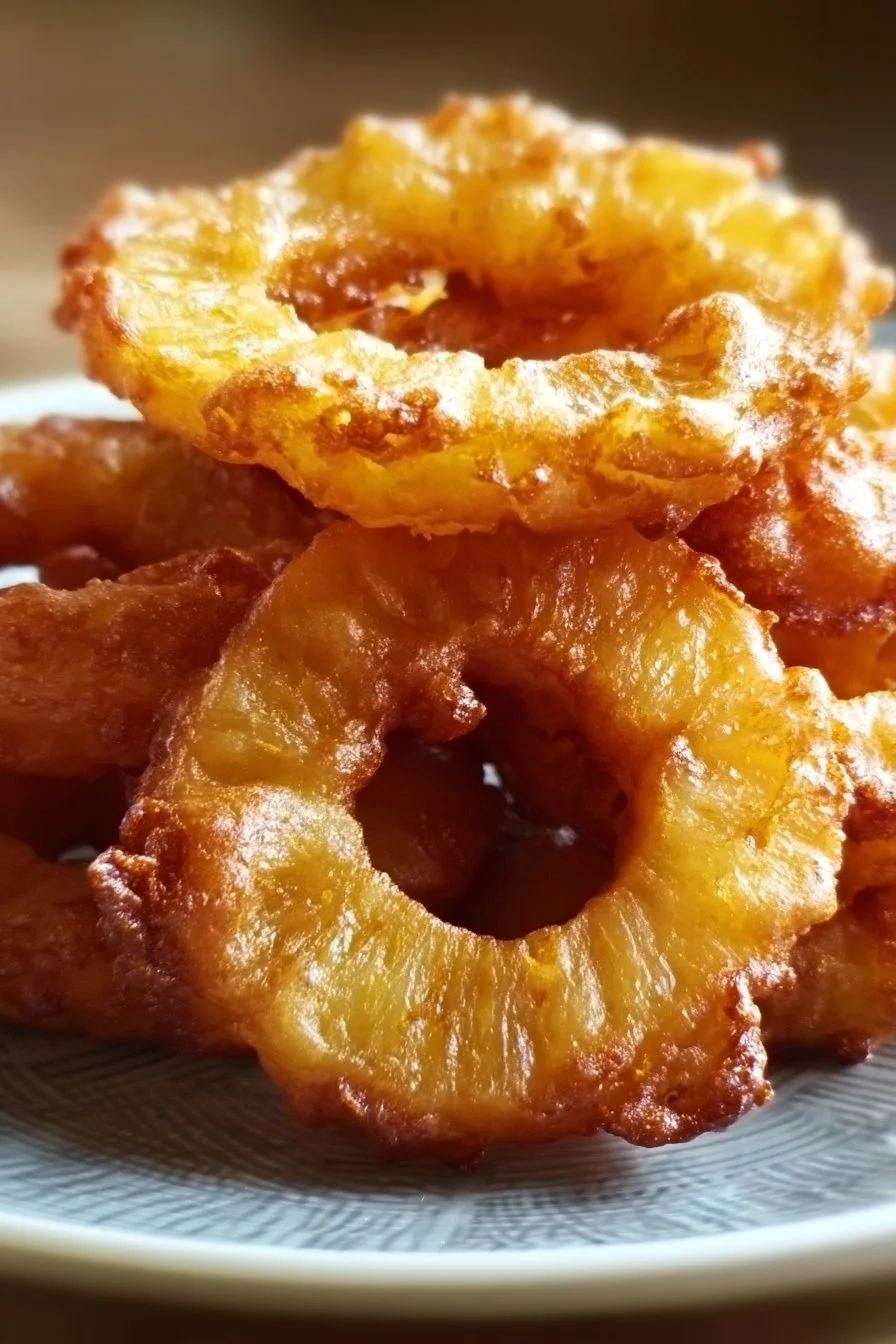 Crispy Pineapple Fritters