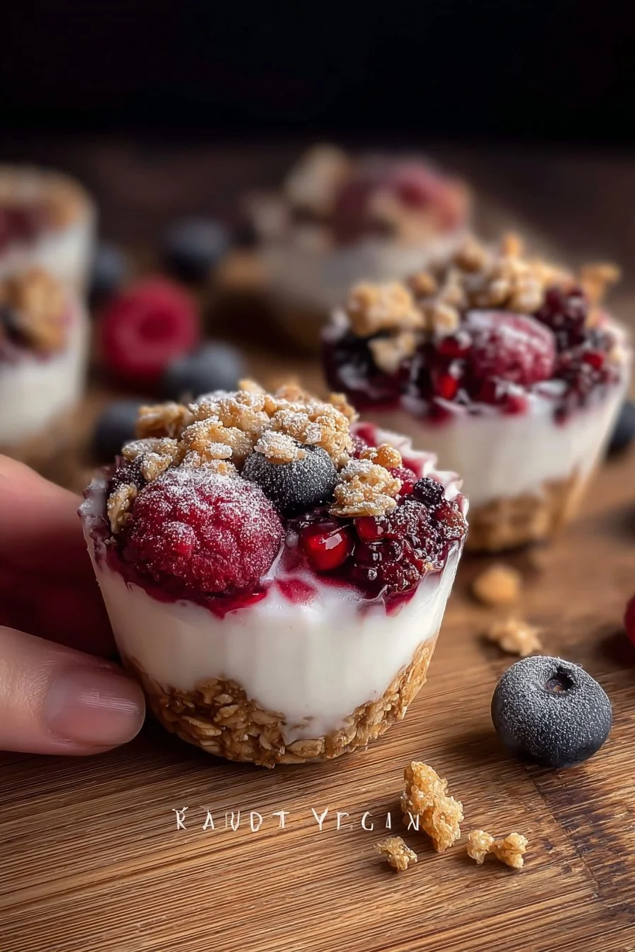 Frozen Yogurt Granola Power Cups