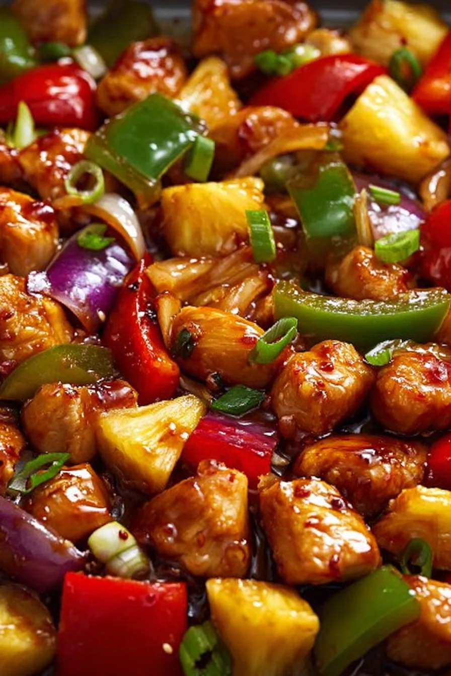 Hawaiian Chicken Sheet Pan