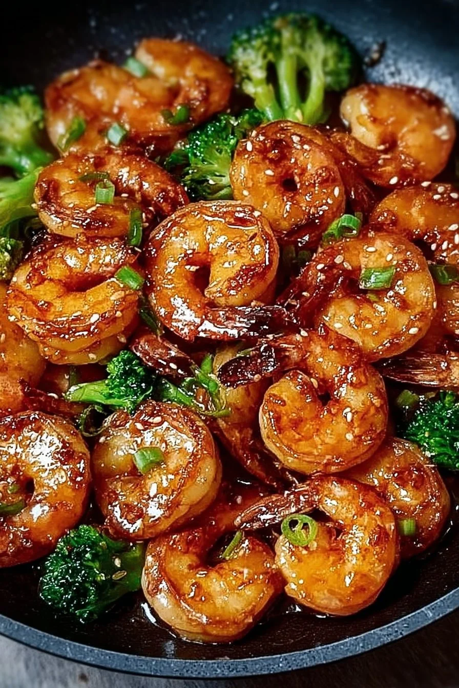 High-Protein Honey Garlic Shrimp