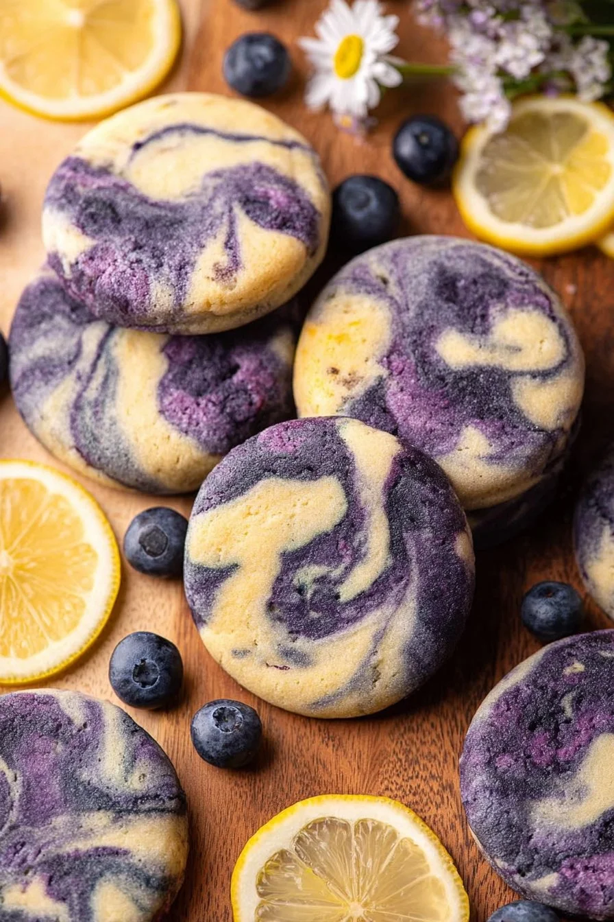Lemon Blueberry Cheesecake Cookies