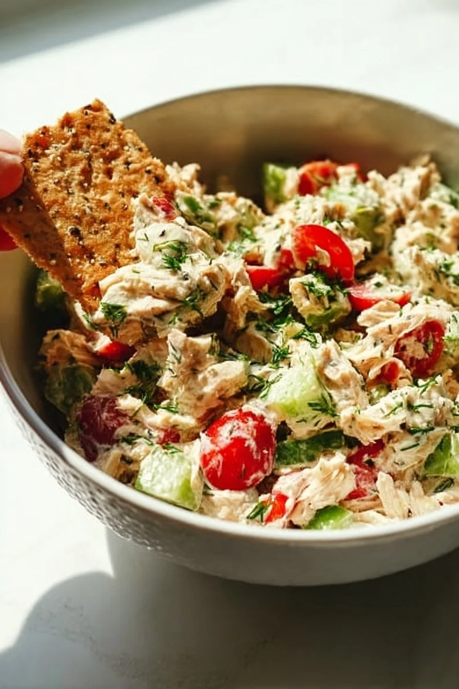 Simple Mediterranean Tuna Salad
