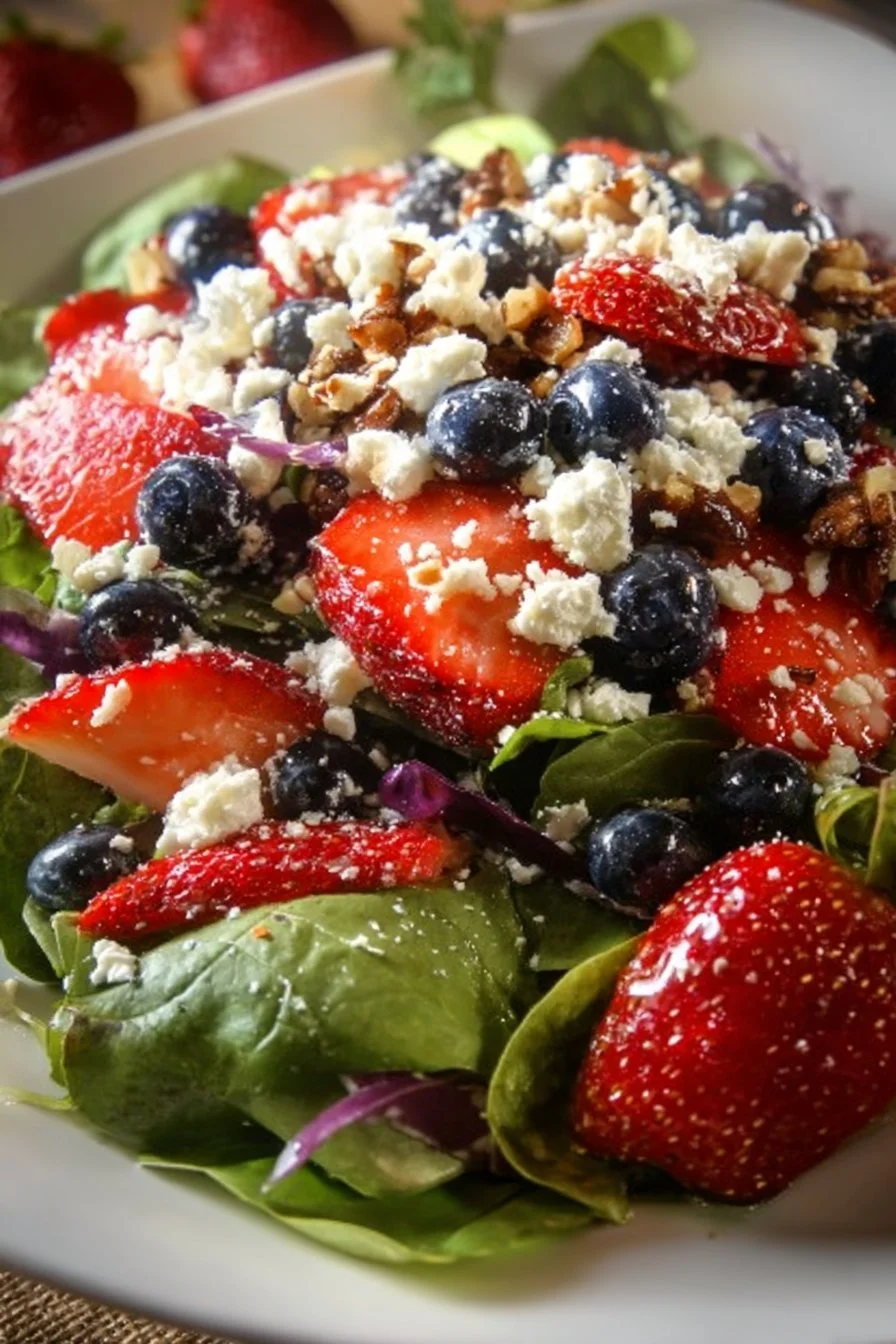 Strawberry Blueberry Salad