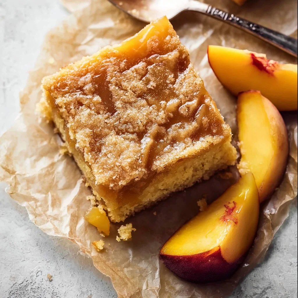 Brown Sugar Peach Cake