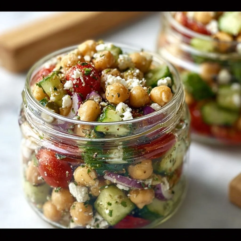 Chickpea Cucumber Salad