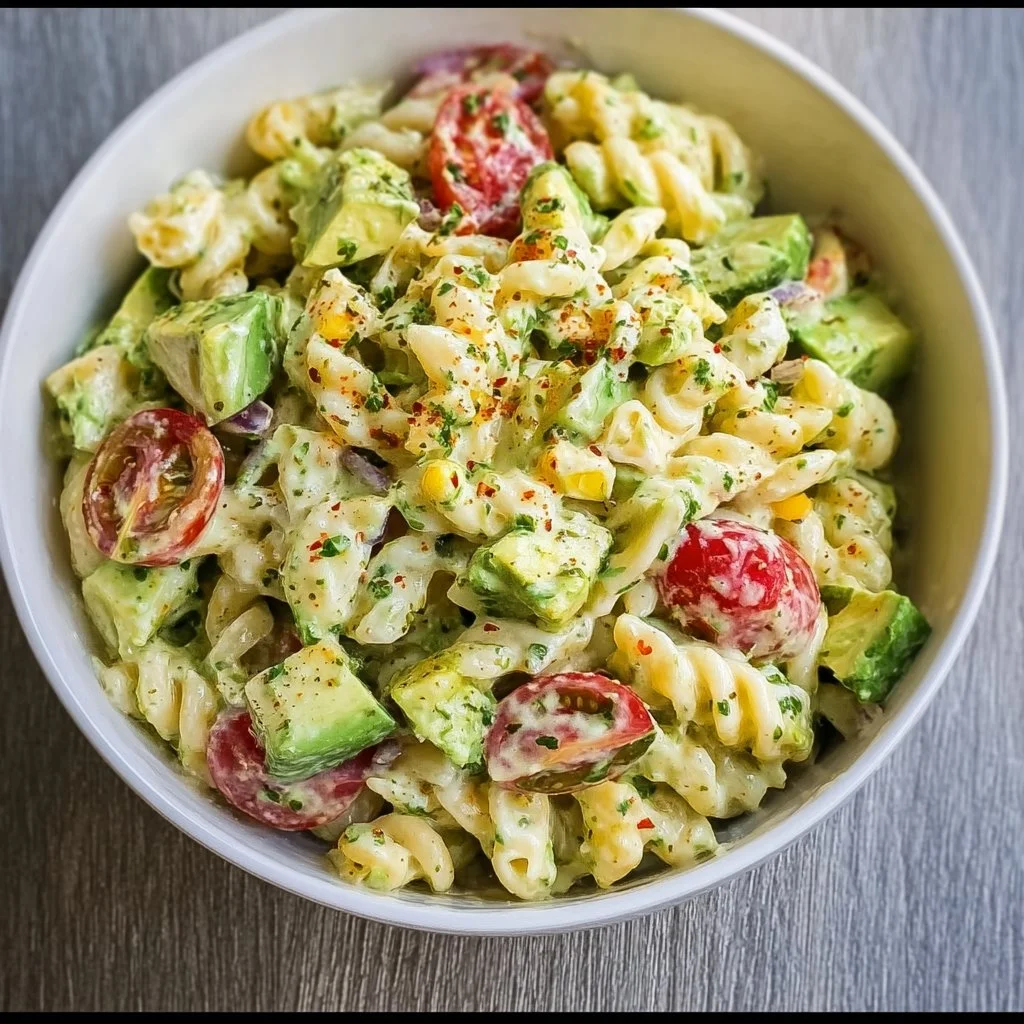 Creamy Avocado Ranch Pasta Salad