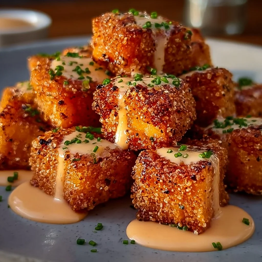 Crispy Bang Bang Salmon Bites