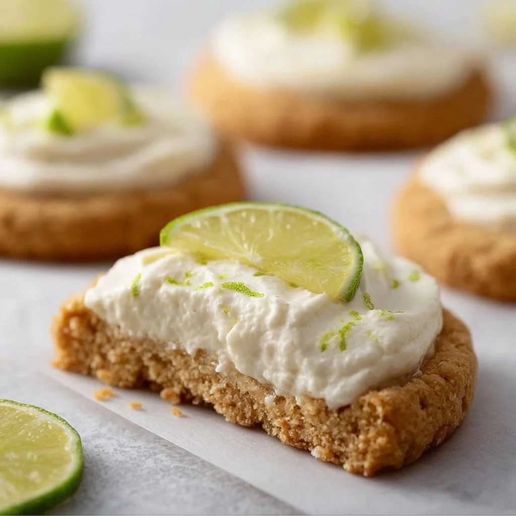 Crumbl Key Lime Pie Cookies