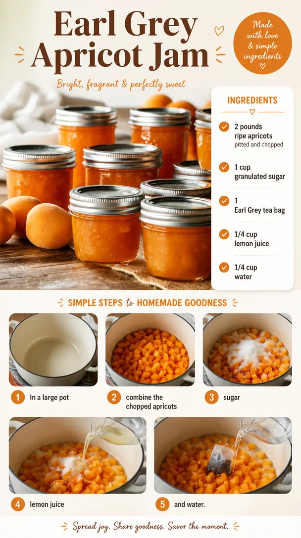 Earl Grey Apricot Jam