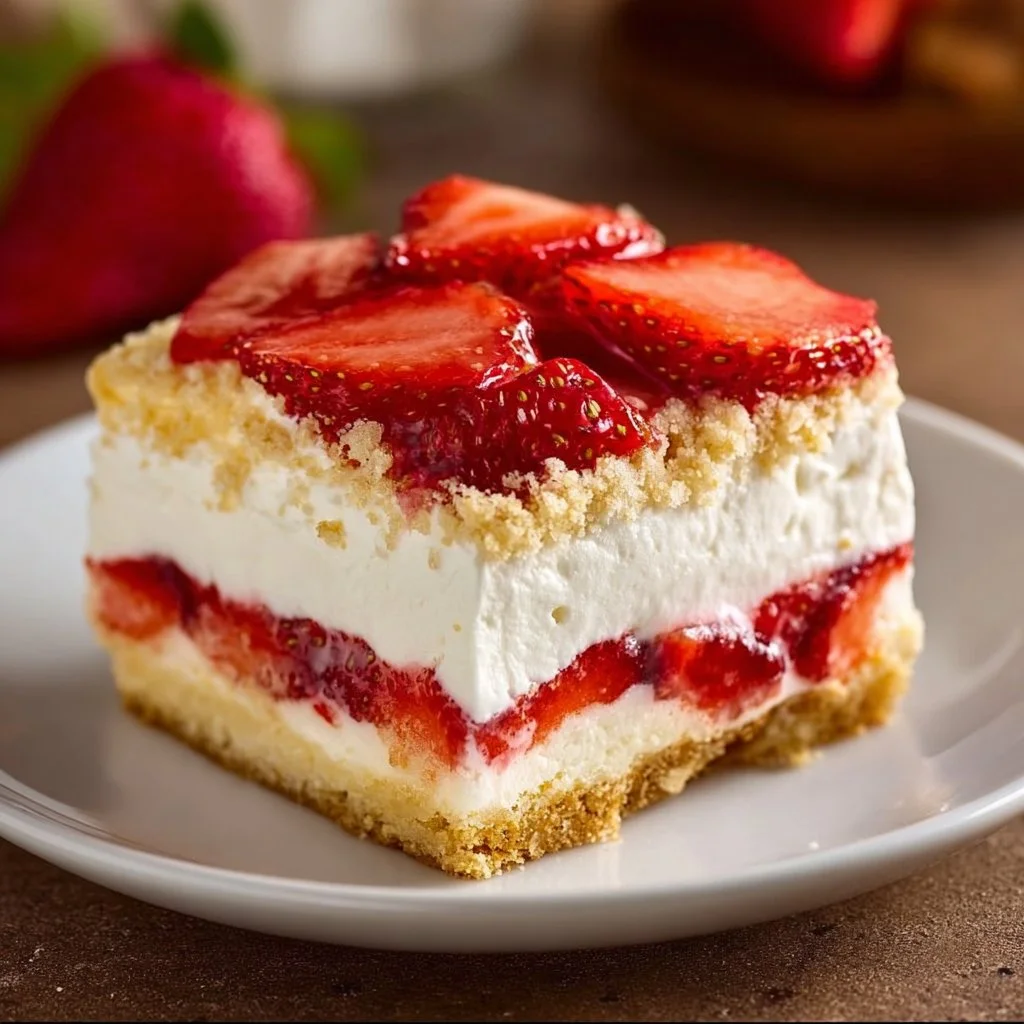 Easy Spring Strawberry Dessert with a Vanilla Twist