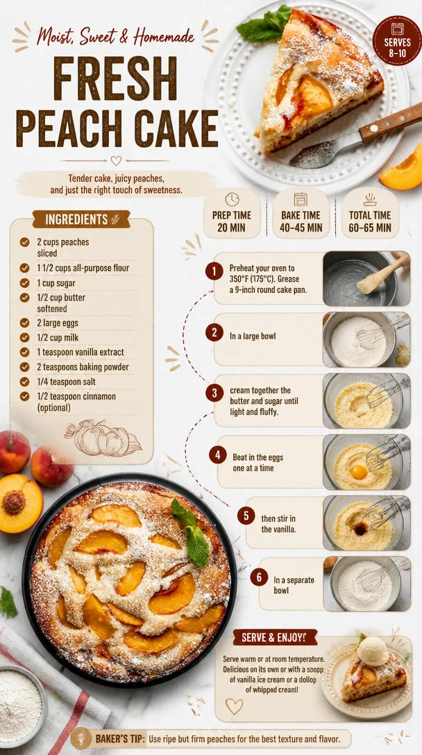 Fresh Peach Cake