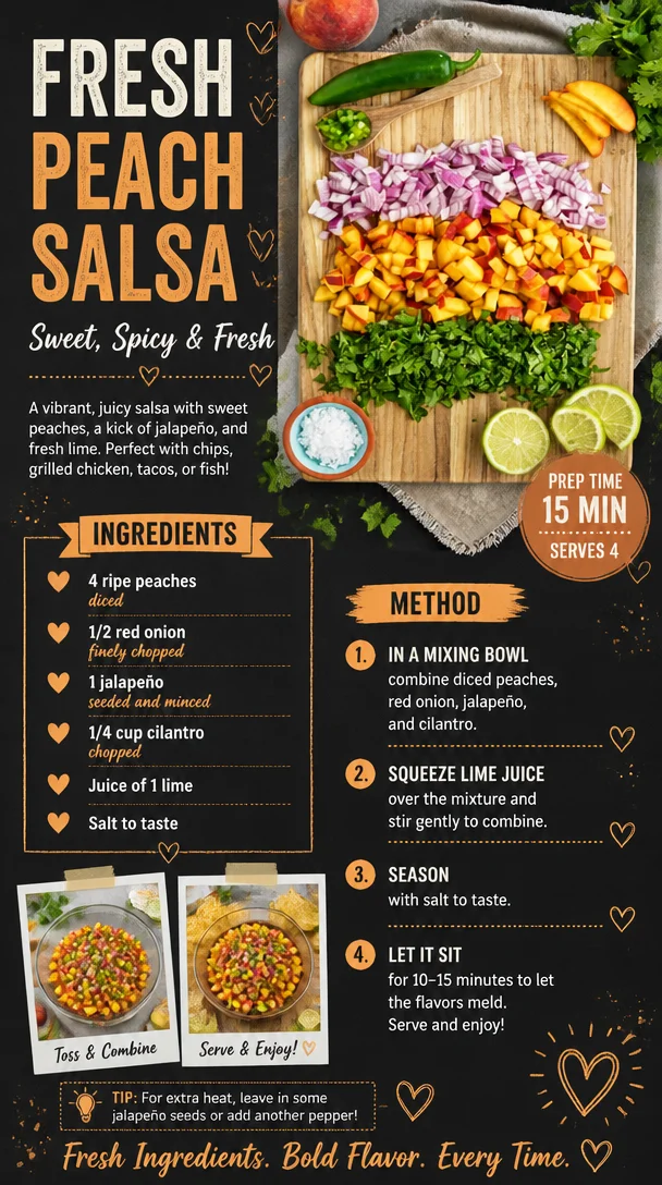 Fresh Peach Salsa