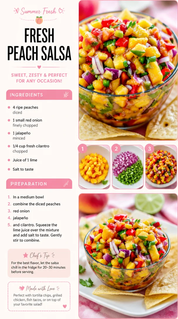 Fresh Peach Salsa