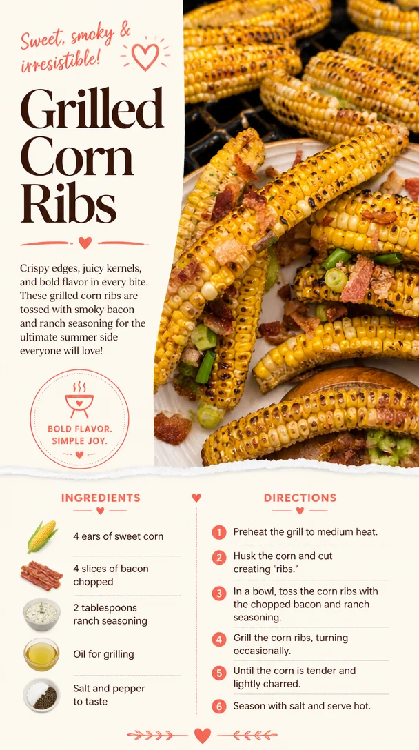 Grilled Corn Ribs