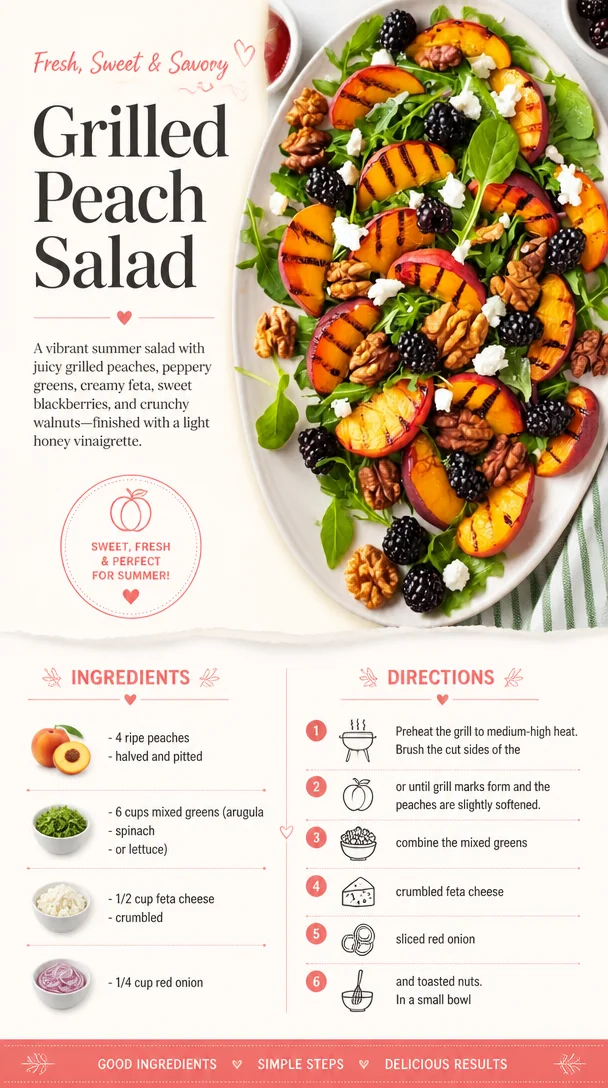 Grilled Peach Salad