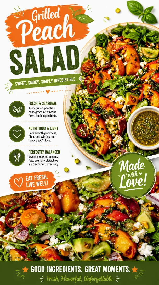 Grilled Peach Salad