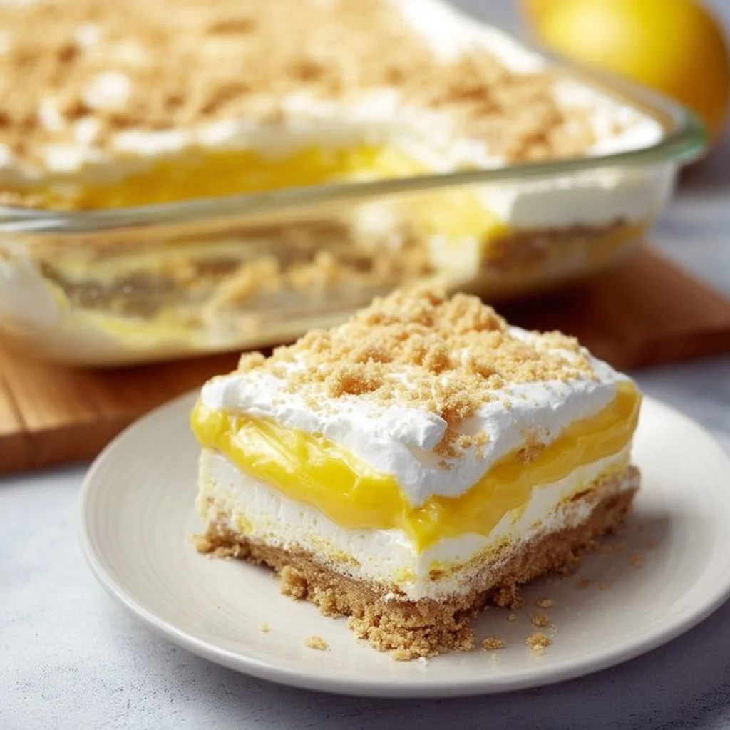 Heavenly Oreo Lemon Dessert