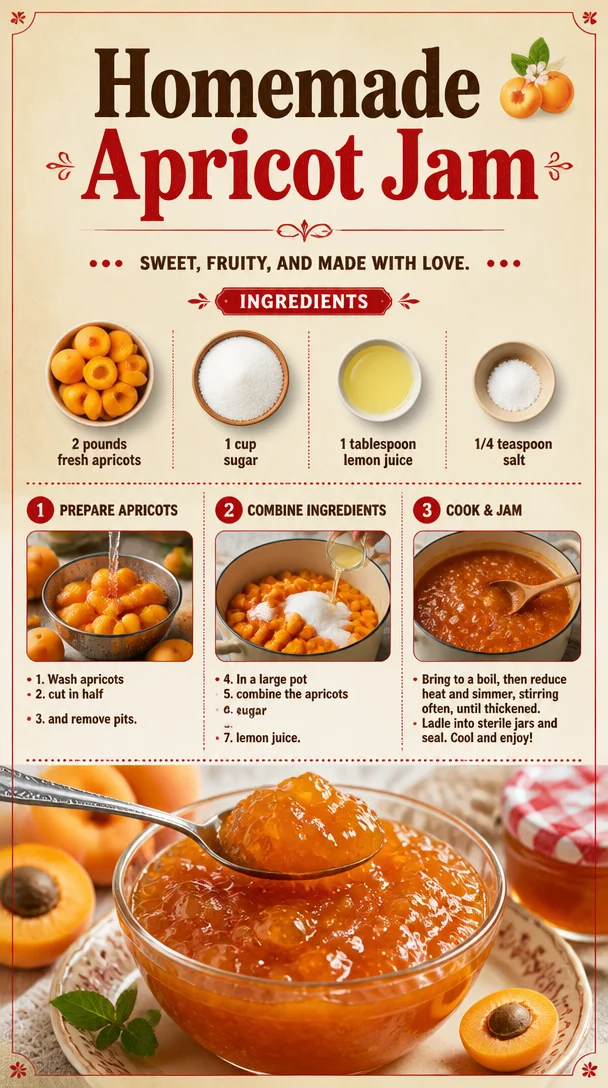 Homemade Apricot Jam
