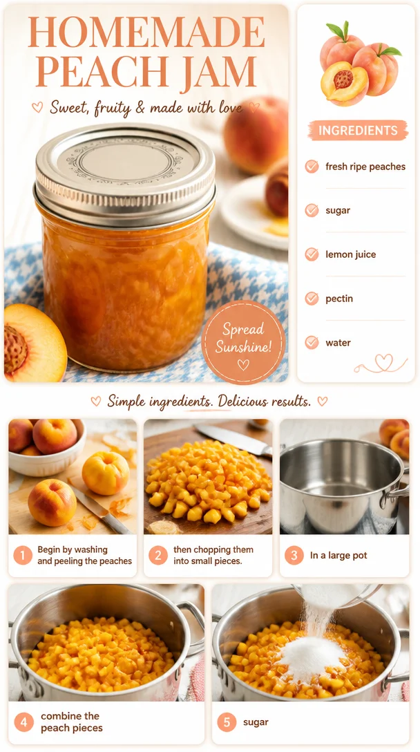 Homemade Peach Jam
