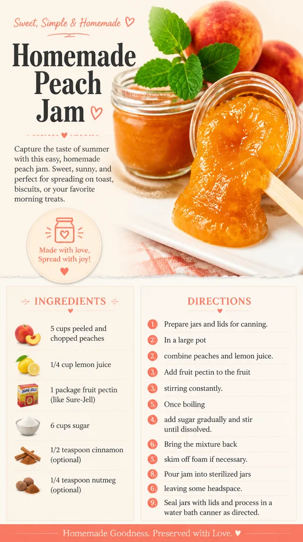 Homemade Peach Jam