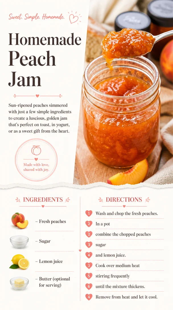 Homemade Peach Jam