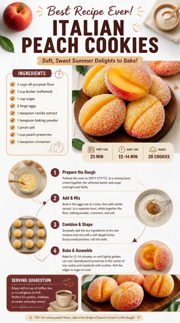 Italian Peach Cookies