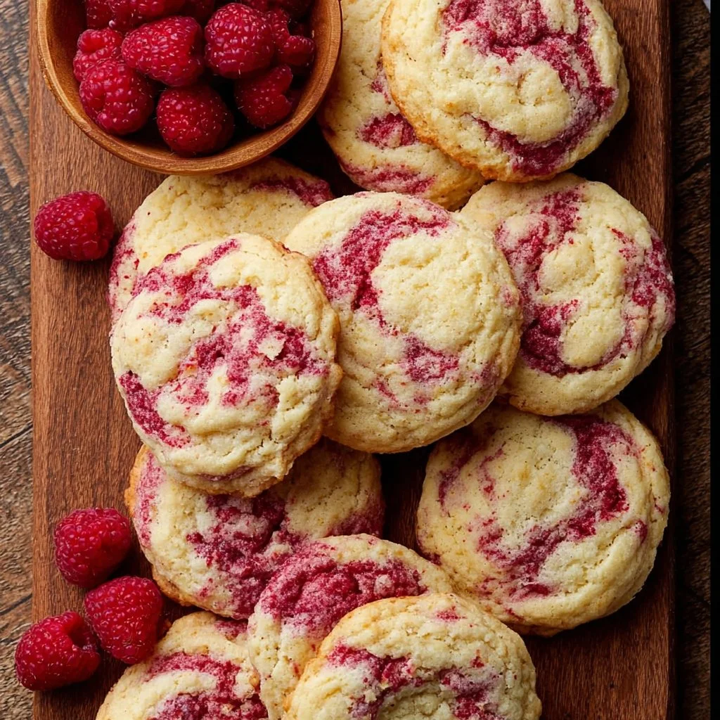 Lemon Raspberry Cookies