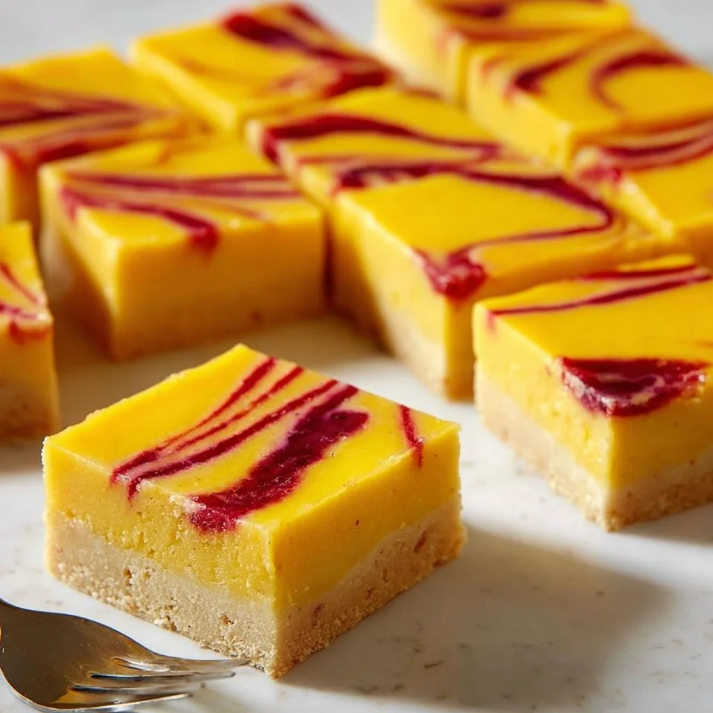 Mango Curd Bars